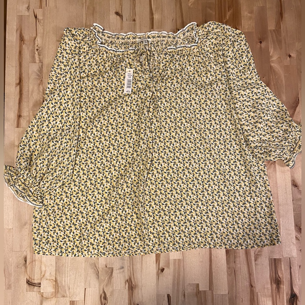 Max Studio Peasant Top